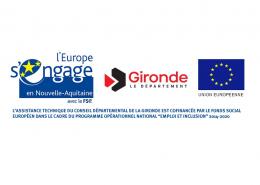 L'europe s'engage / département de la Gironde / Union européenne